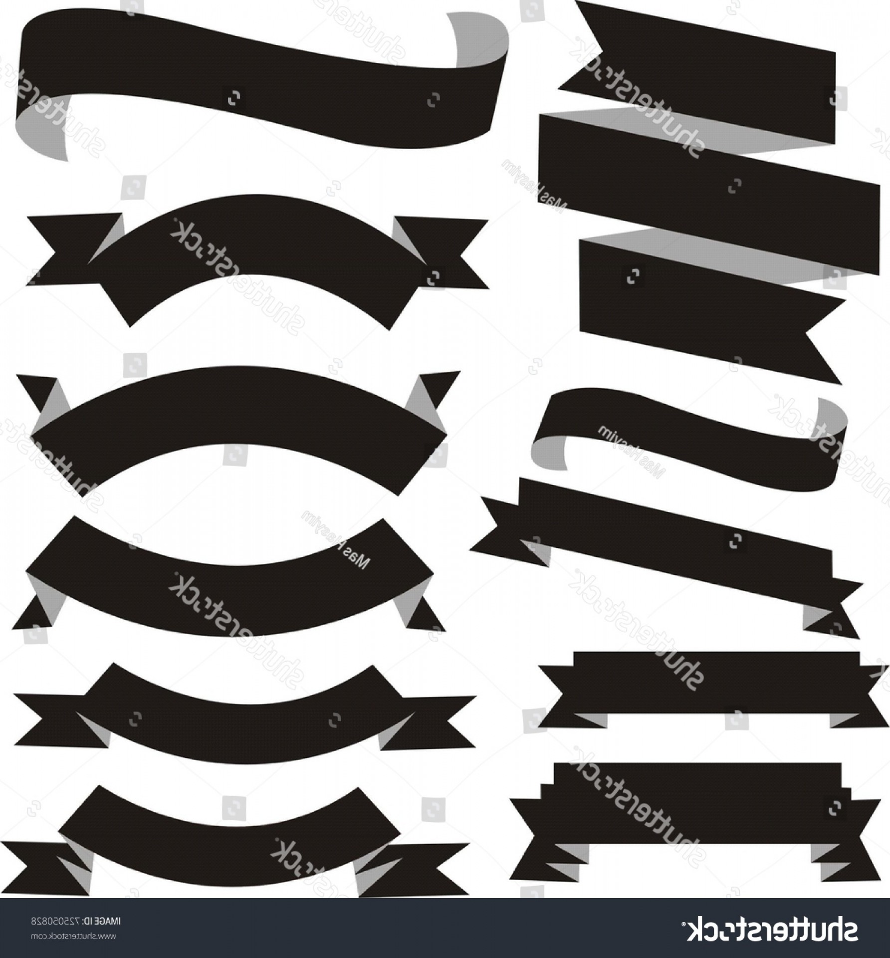 Black Banner Ribbon Vector Set On Soidergi 1784x1920 Black Banner Ribbon Vector Set On Soidergi