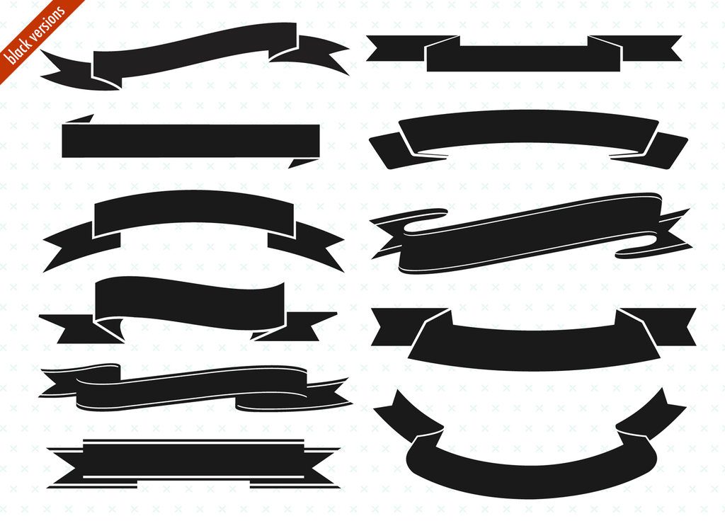 Black Banner Vector at Vectorified.com | Collection of Black Banner