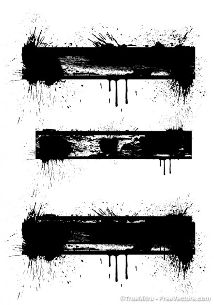Black Splash Banners Vector Graphic Vector Free Download 441x626 Black Splash Banners Vector Graphic Vector Free Download