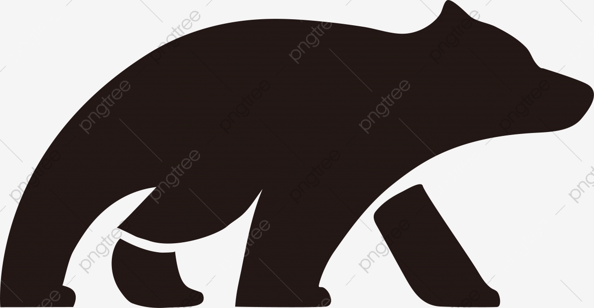 1200x623 Black Bear Bear Black Silhouette Bear, Silhouette, Hand Drawn Bear