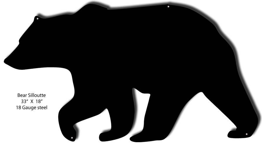 895x500 Collection Of 'bear Silhouette Clip Art' Download More Than
