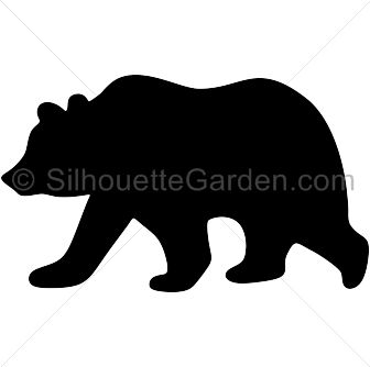 336x334 Collection Of 'bear Vector Silhouette' Download More Than