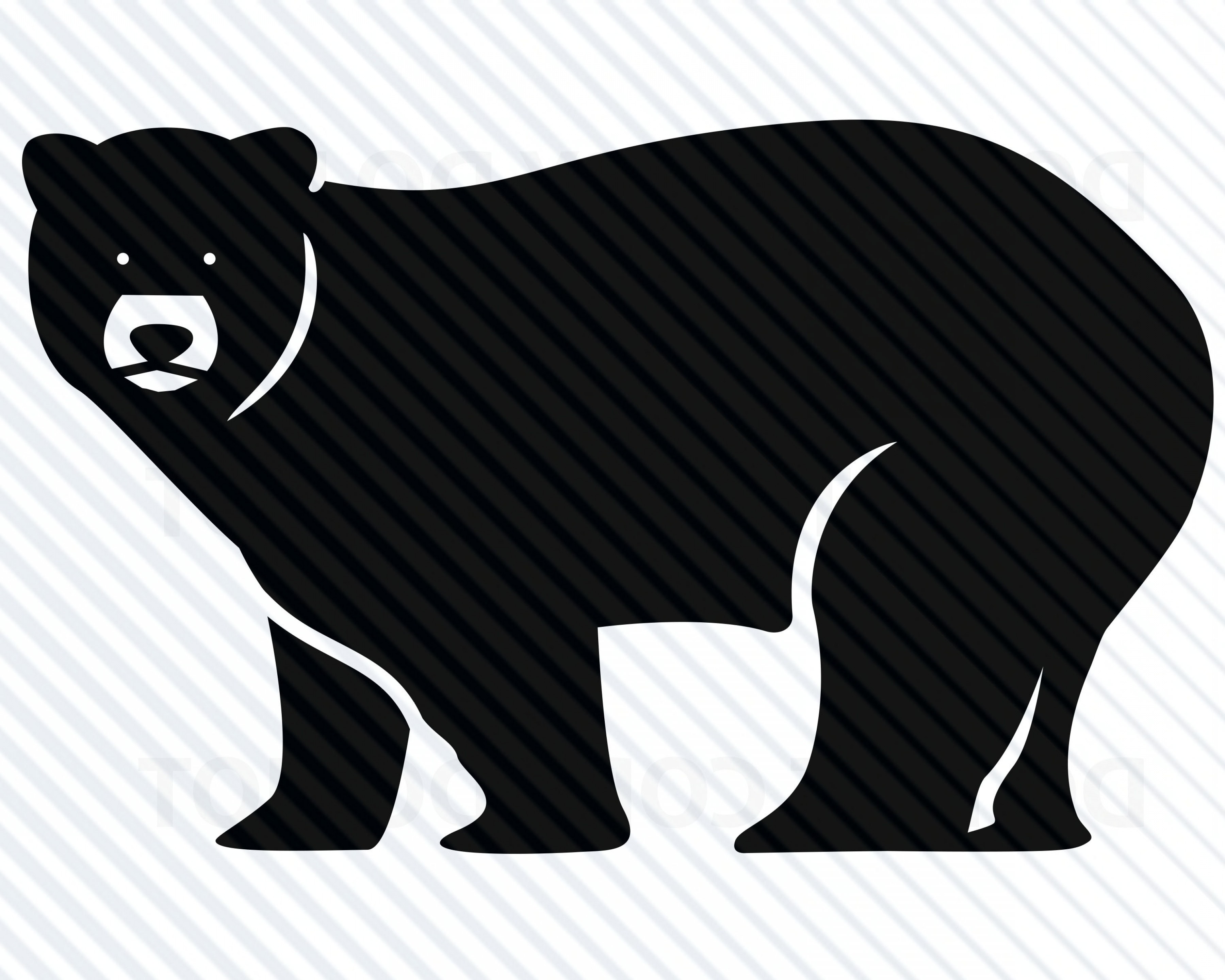 Bears 2 shop. Барибал медведь. Медведь СВГ. Силуэт медведя. Очертание медведя.