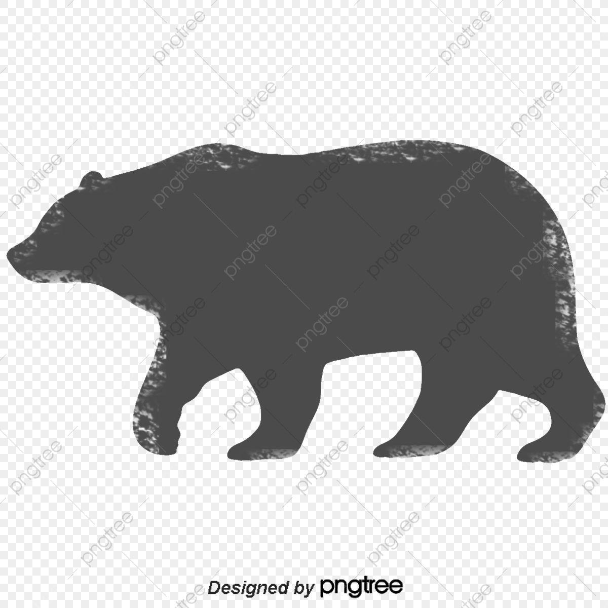 1200x1200 Black Bear Vector, Black Vector, Bear Vector, Stick Figure Png