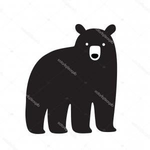 300x300 Realistic Asian Black Bear Vector Catchsplace