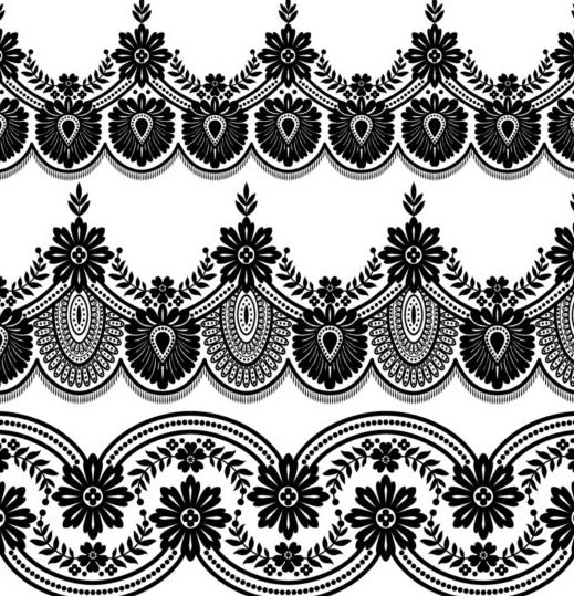 Lace Black Border Vector Free Download 519x539 Lace Black Border Vector Free Download