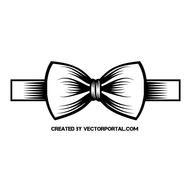 660x660 Ribbon Bow Vector Image