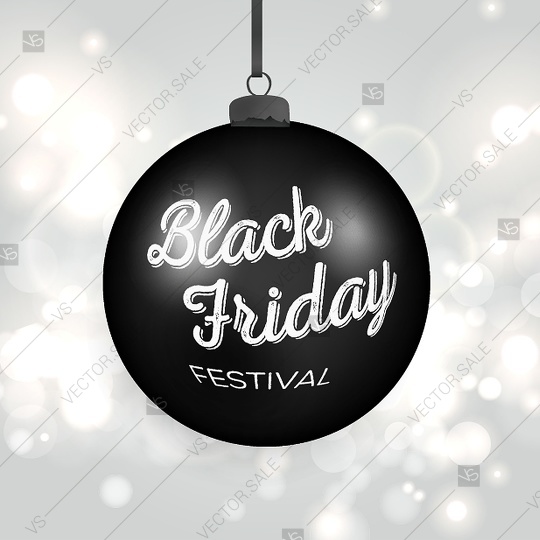 540x540 Black Friday Calligraphic Designs Poster Sale Christmas Black