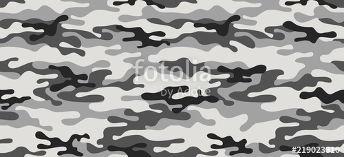 500x228 Texture Military Camouflage Repeats Seamless Army Gray Black