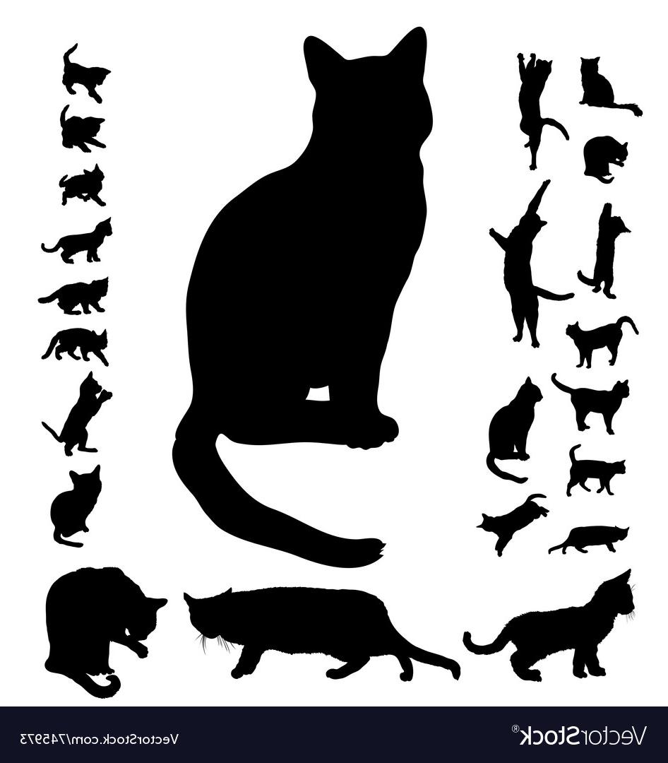 946x1080 Best Black Cat Silhouette Images Free Vector Art, Images