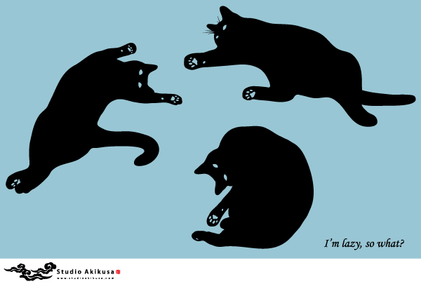 600x405 Free Black Cat Silhouettes Vector