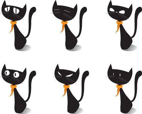 457x368 Black Cat Vector Free Vector Download
