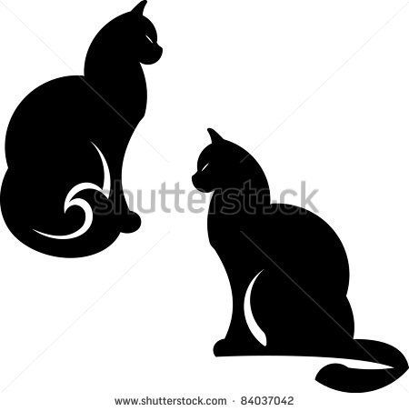450x452 Cat Free Vector Download
