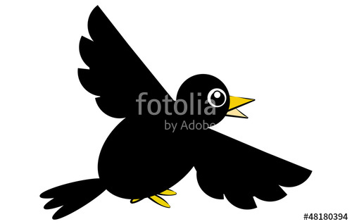 Black Crow Vector Stock Image And Royalty Free Vector 500x318 Black Crow Vector Stock Image And Royalty Free Vector
