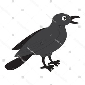 Black Crow Cartoon Outlined Colorful Illustration Cultracing 300x300 Black Crow Cartoon Outlined Colorful Illustration Cultracing