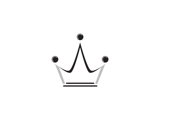 580x386 Crown Vector Icon Graphic