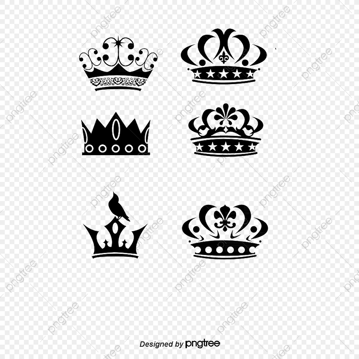 1200x1200 Hand Painted Black Crown, Hand Vector, Black Vector, Crown Vector
