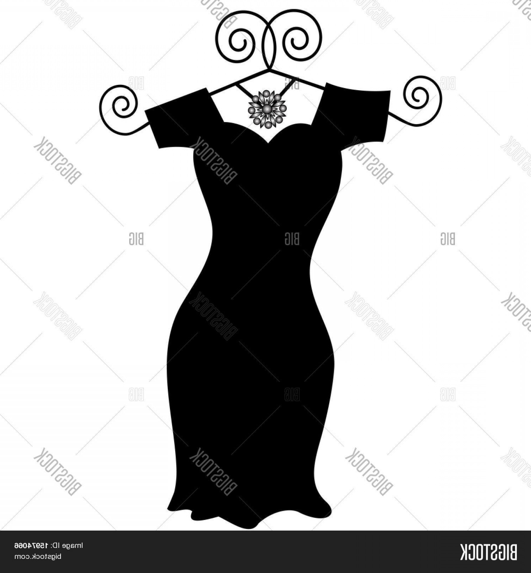 Stock Vector Little Black Dress Vector Soidergi 1800x1944 Stock Vector Little Black Dress Vector Soidergi