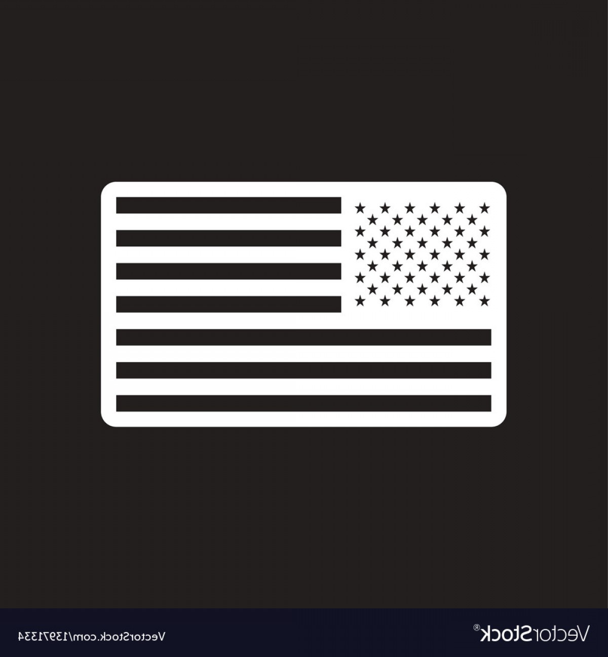 Stylish Black And White Icon American Flag Vector Handandbeak 1200x1296 Stylish Black And White Icon American Flag Vector Handandbeak