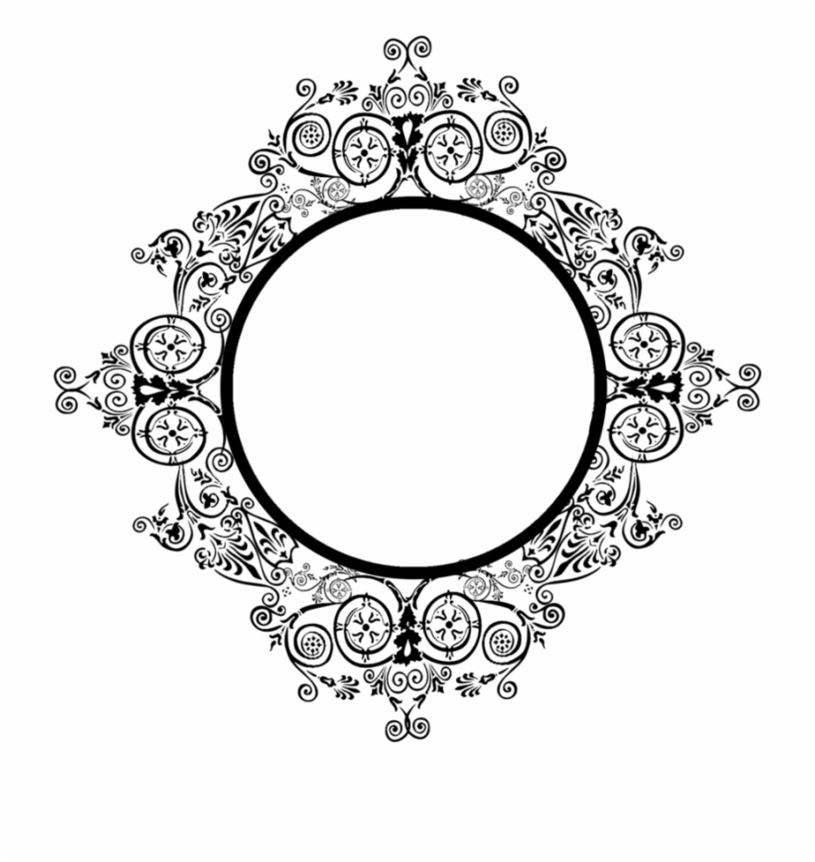 920x973 Oval Ornamental Frame Vector Free Download