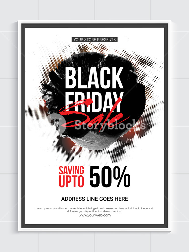 750x1000 Black Friday, Sale Poster, Sale Banner, Sale Flyer, Discount