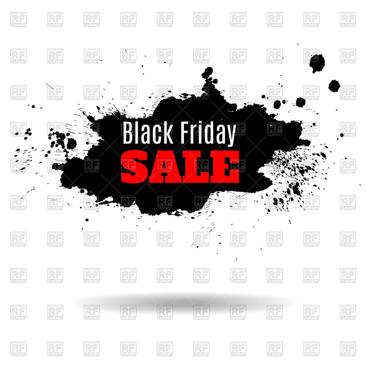1200x1200 Black Friday Sale Banner Vector Image Of Design Elements