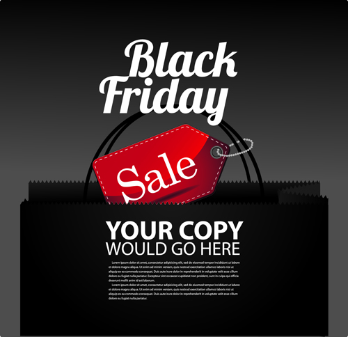 Vector Set Of Sale Black Friday Backgrounds 500x484 Vector Set Of Sale Black Friday Backgrounds