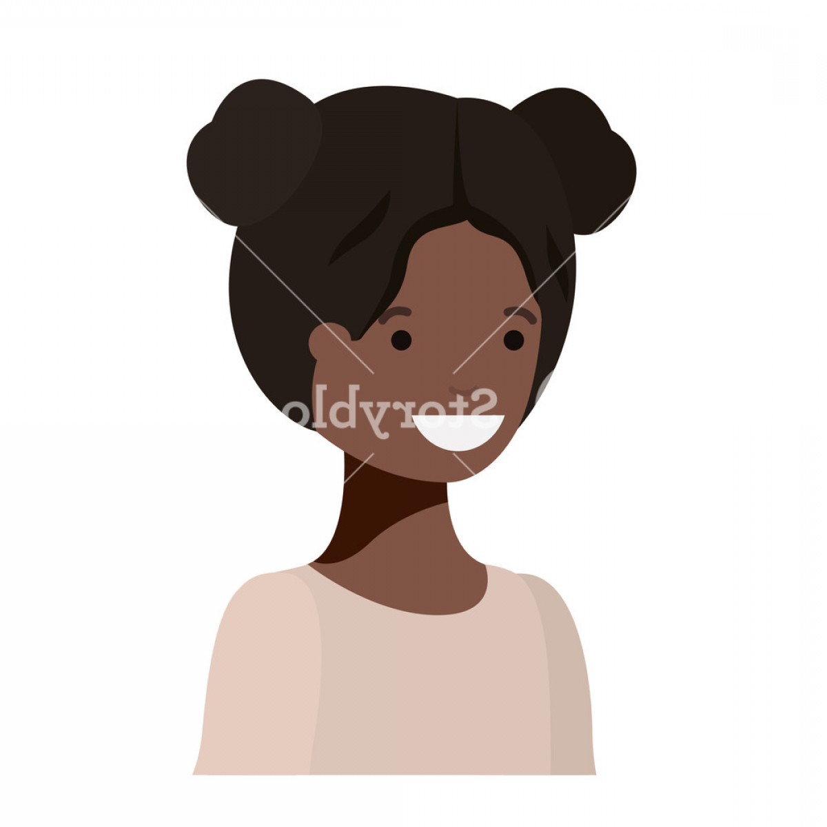 Black Girl Vector Lamaison 1200x1200 Black Girl Vector Lamaison
