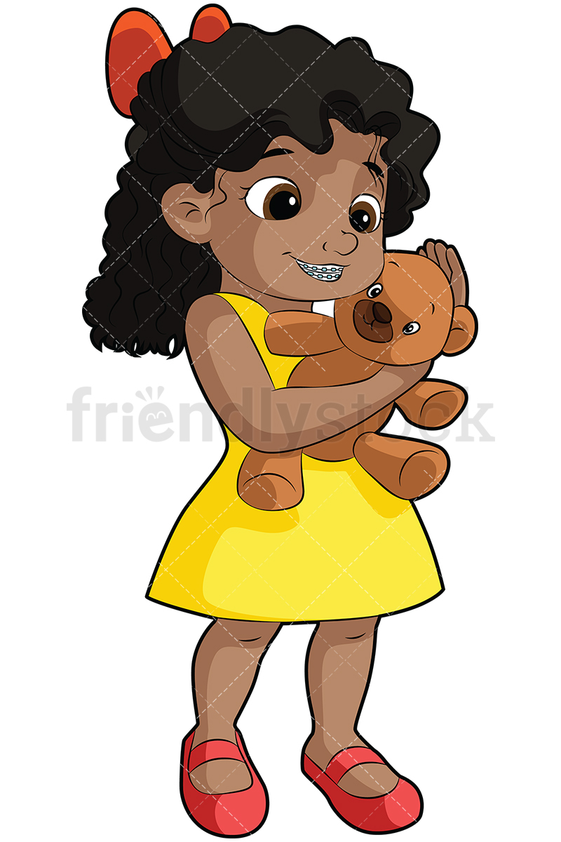 Black Girl With Braces Cartoon Vector Clipart 800x1200 Black Girl With Braces Cartoon Vector Clipart