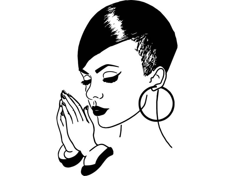 Black Women Praying Nubian Princess Queen Afro Hair African Etsy 794x597 Black Women Praying Nubian Princess Queen Afro Hair African Etsy