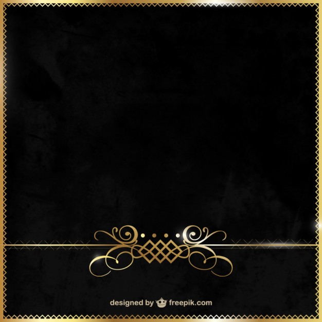 626x626 Elegant Black And Gold Background Vector Free Download