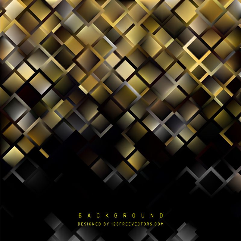 800x800 Abstract Black Gold Square Background Design Gold Background