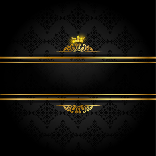 500x499 Ornate Vip Gold Background Art Vector Free Vector In Adobe