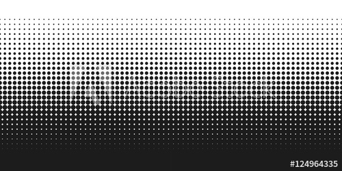 Dotted Gradient Vector Illustration, White And Black Halftone 500x250 Dotted Gradient Vector Illustration, White And Black Halftone