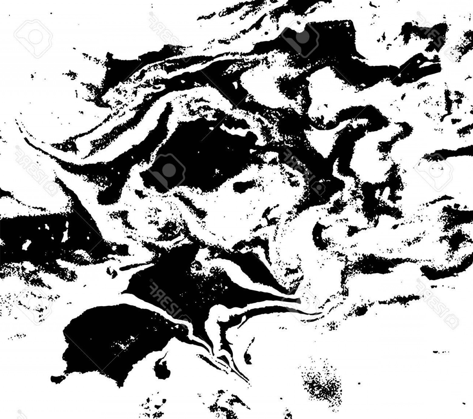 1560x1382 Photostock Vector Black And White Marbled Texture Grunge Vector