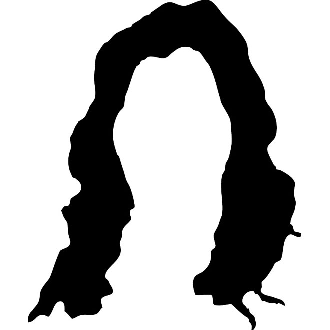 Woman Hair Silhouette Free Vector 660x660 Woman Hair Silhouette Free Vector