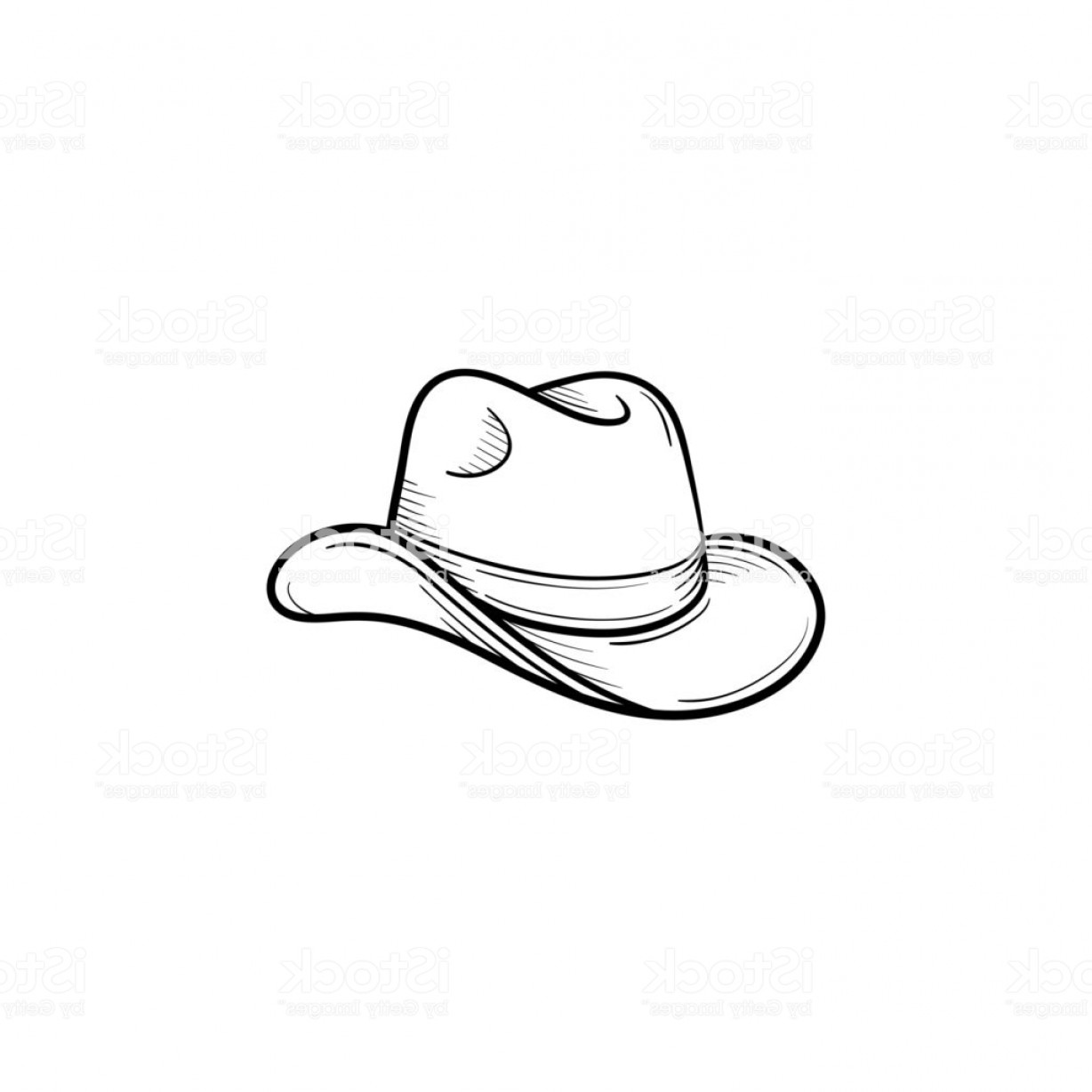 1228x1228 Cowboy Hat Vector Graphics Hoodamath