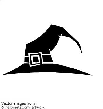 335x355 Download Halloween Hat Black