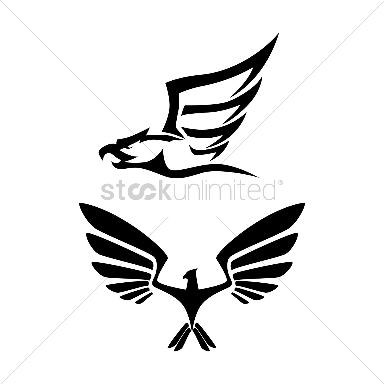 Black Eagles Vector Image 1300x1300 Black Eagles Vector Image