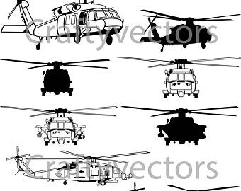 Military Helicopters Vector Etsy 340x270 Military Helicopters Vector Etsy