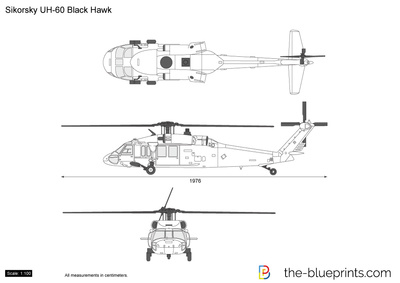 Sikorsky Uh Blackhawk Vector Drawing 400x283 Sikorsky Uh Blackhawk Vector Drawing