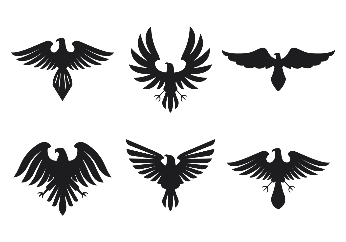 Black Hawk Logo Free Vector Art 1400x980 Black Hawk Logo Free Vector Art