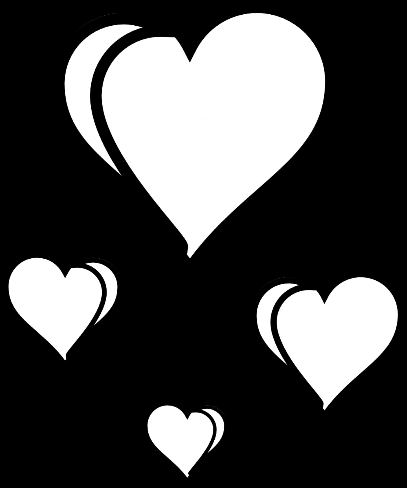 Black Heart Vector at Vectorified.com | Collection of Black Heart
