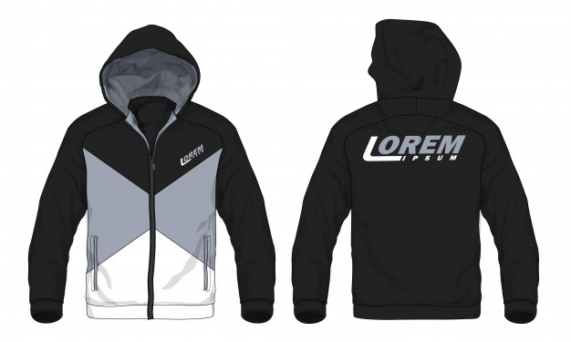 Download Black Hoodie Vector at Vectorified.com | Collection of ...