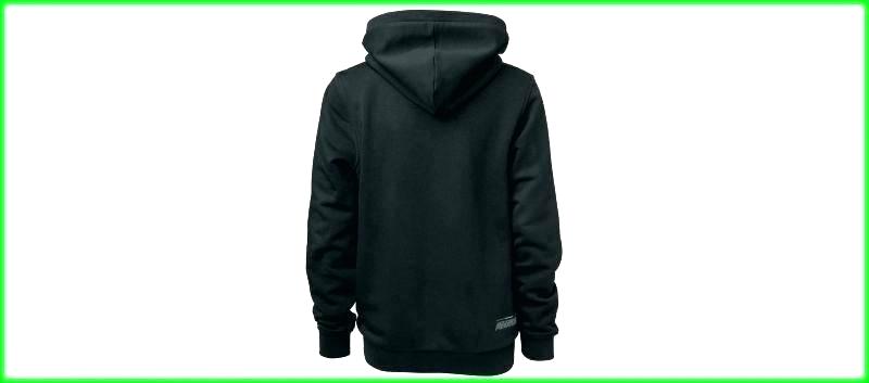 800x353 Black Hoodie Design Template