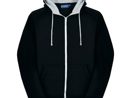 440x330 Black Zip Up Hoodie Template The Image Illustrator Free Vector