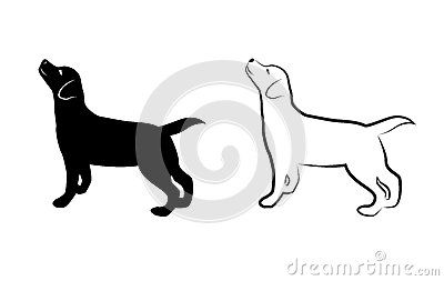 400x253 Vector Image Of An Dog Labrador Patterns Labrador, Dogs