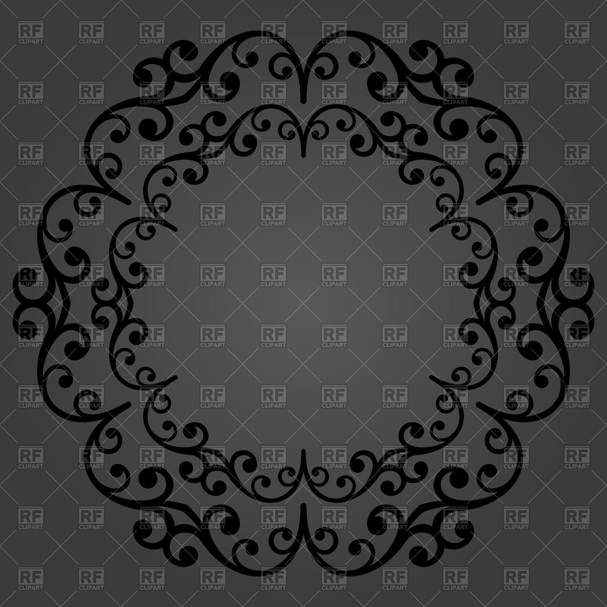 1200x1200 Elegant Black Damask Lace Vector Image Of Backgrounds, Textures