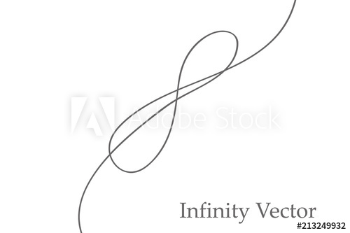 500x333 Infinity In Solid Lines Of Drawing Continuous Black Line Work