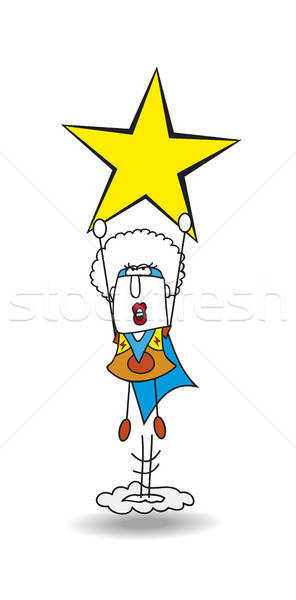 296x600 Black Mamba The Superhero Is A Star Vector Illustration